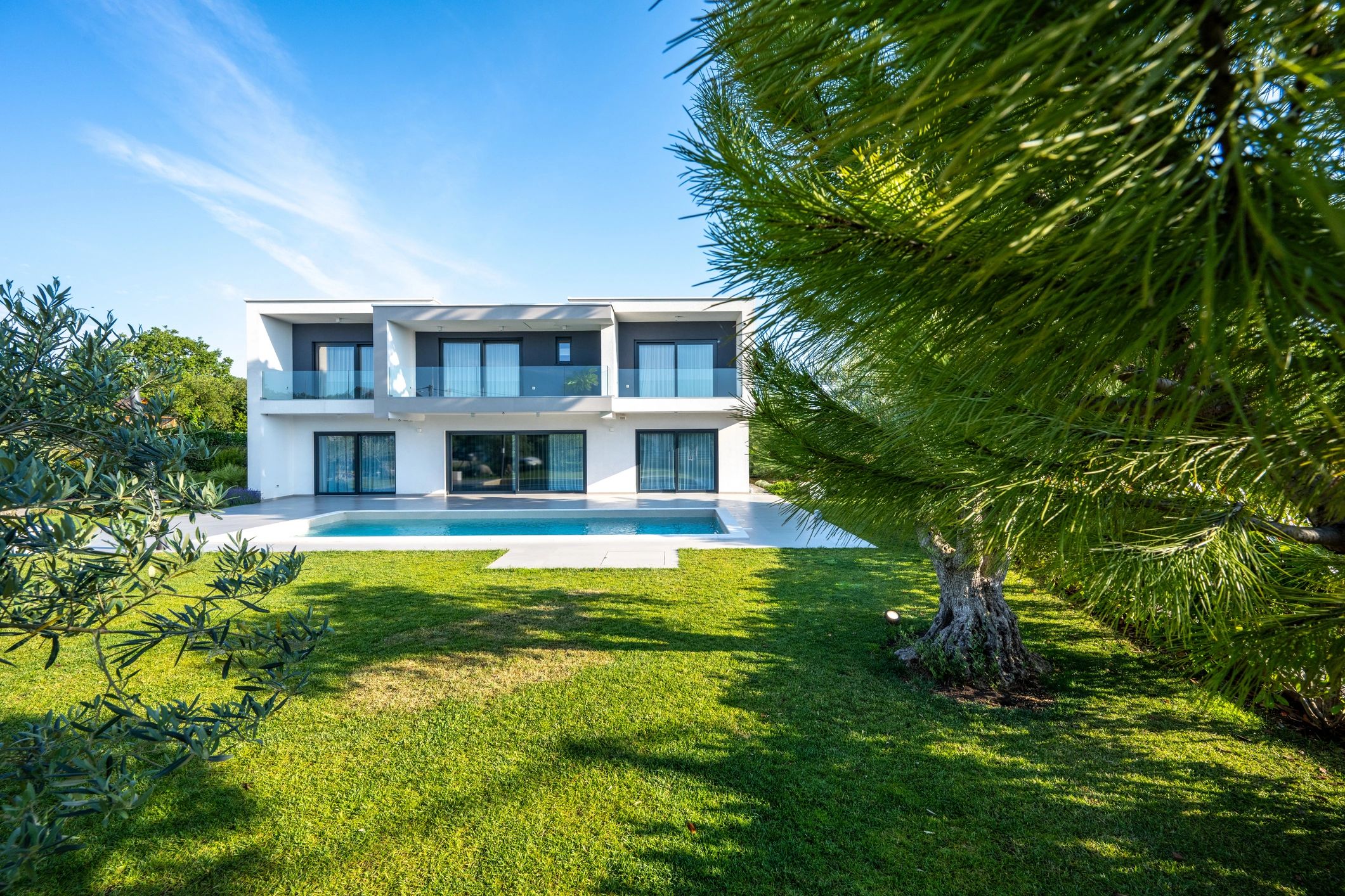 Modern luxury home exterior