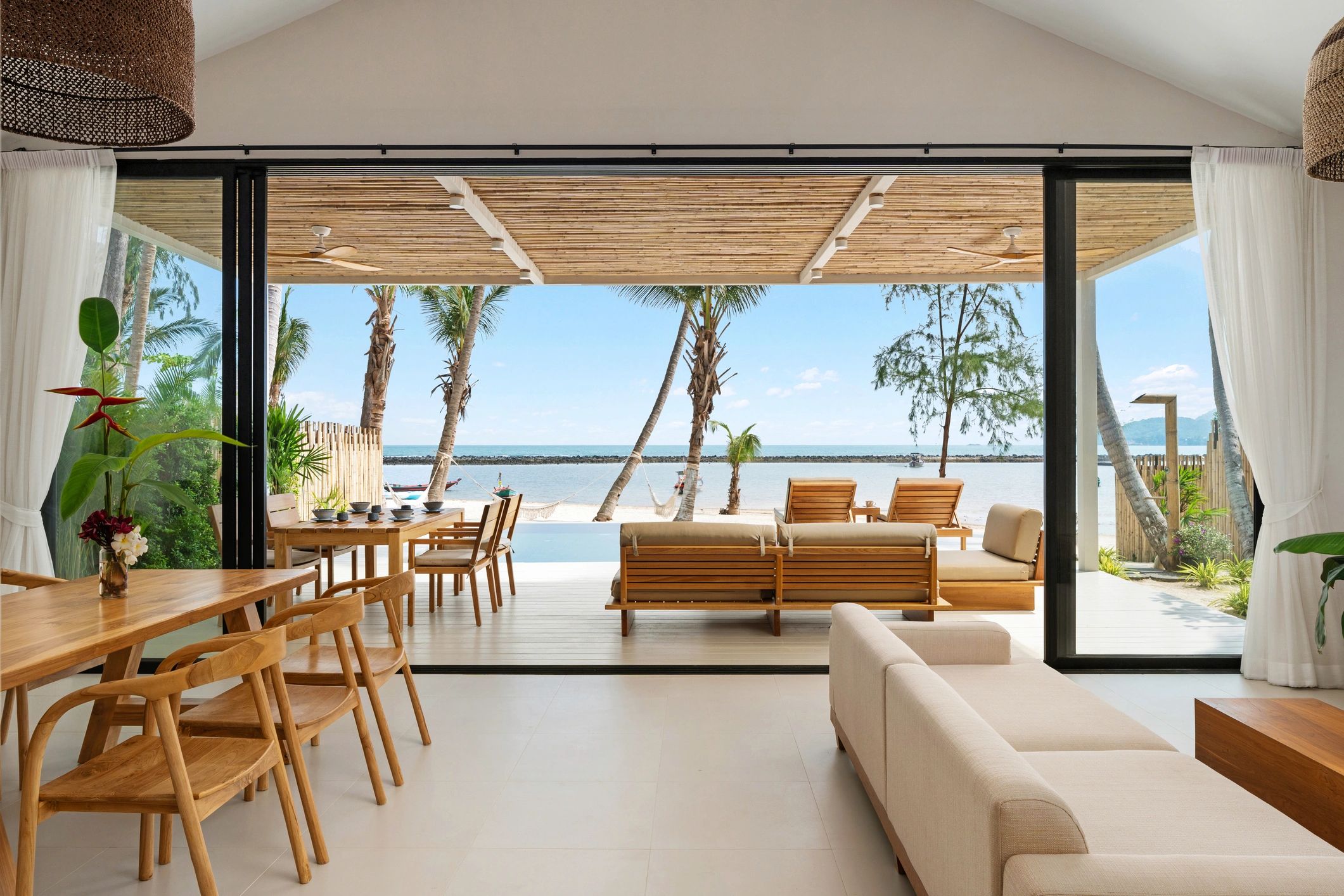 Modern luxury villa interior